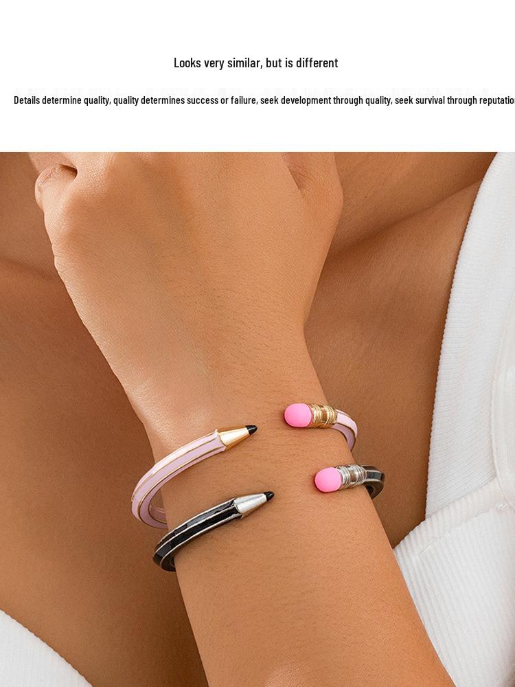 Elegantes und modisches buntes Armband - Europäischer, amerikanischer, koreanischer Stil, Exquisiter Nischen-Leichtluxus-Schmuck für Damen