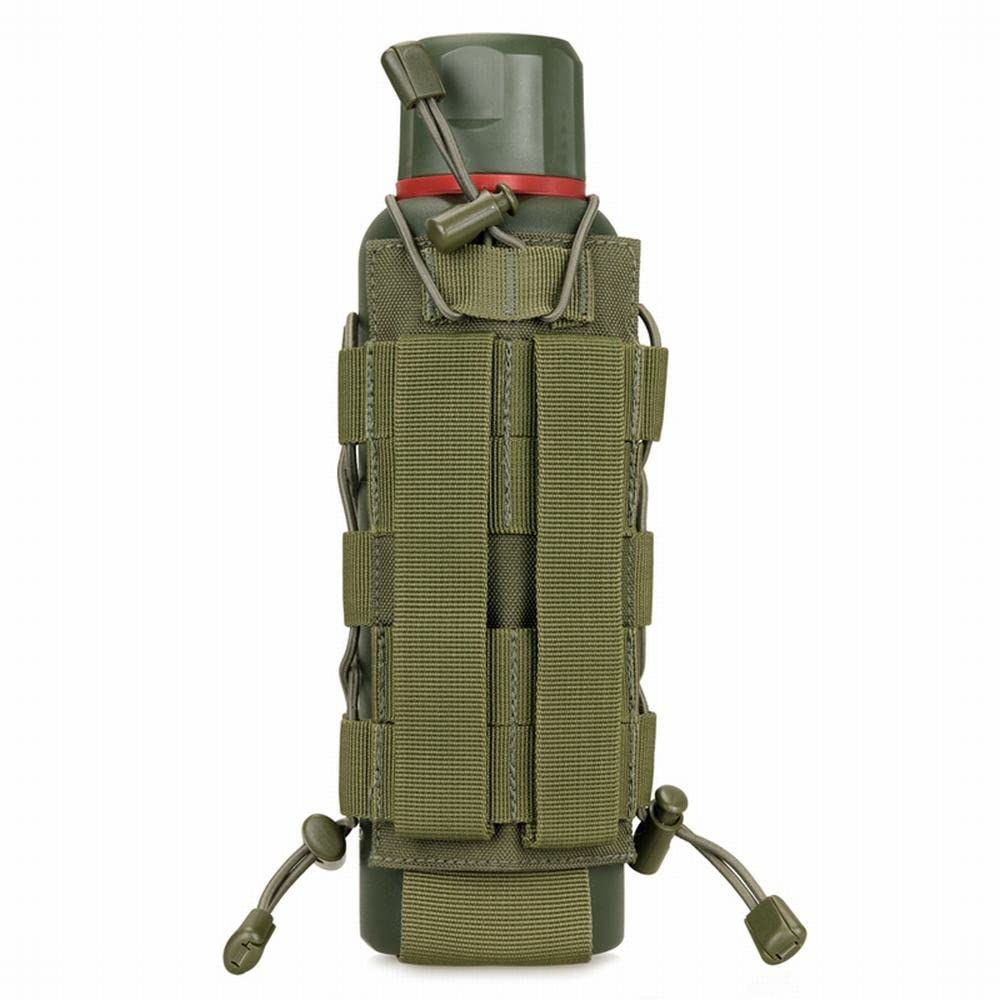 PHOENIX IKKI Multifunctional Tactical Water Bottle Fits Includes Magazine Molle Water Bottle Tool EDC Green Pouch, 300ml-850ml Bottles, Storage,