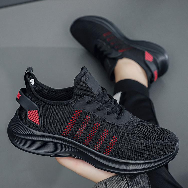 Men's Running Shoes Breathable Man Sports Sneakers Lace Up Comfort Casual Walking Shoes Athletic Training Footwear