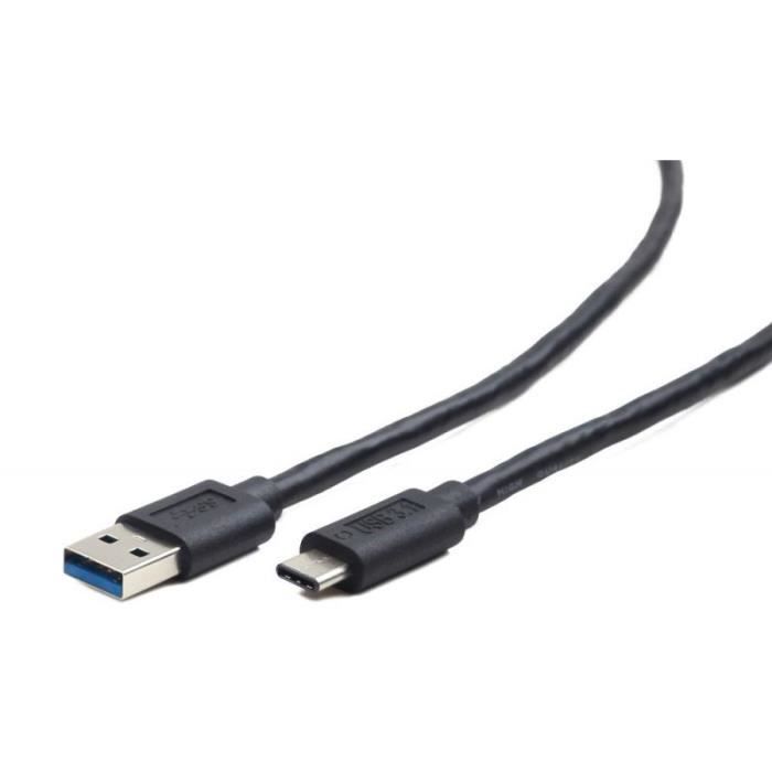 Câble USB-C - GEMBIRD - CCP-USB3-AMCM-0.1M - 0,1 M - USB 3.0 - Noir