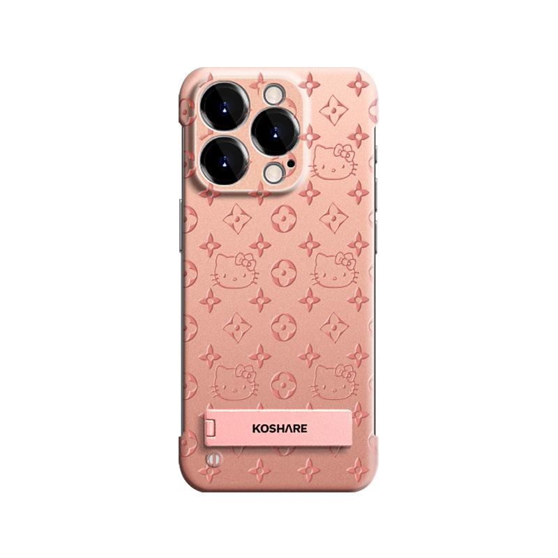 Pattern Kt Cat Bracket Is Suitable for iPhone 11 Mobile Phone Case 11 Cute 11 Ultra-thin Borderless Iphone11promax.