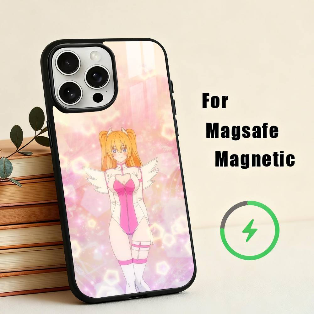 2.5Dimensional seduction AmanoRirisaPhoneCase For iPhone17,16,15,14,13,12,11 Plus,Pro Max Magnetic For Magsafe Wireless Charging