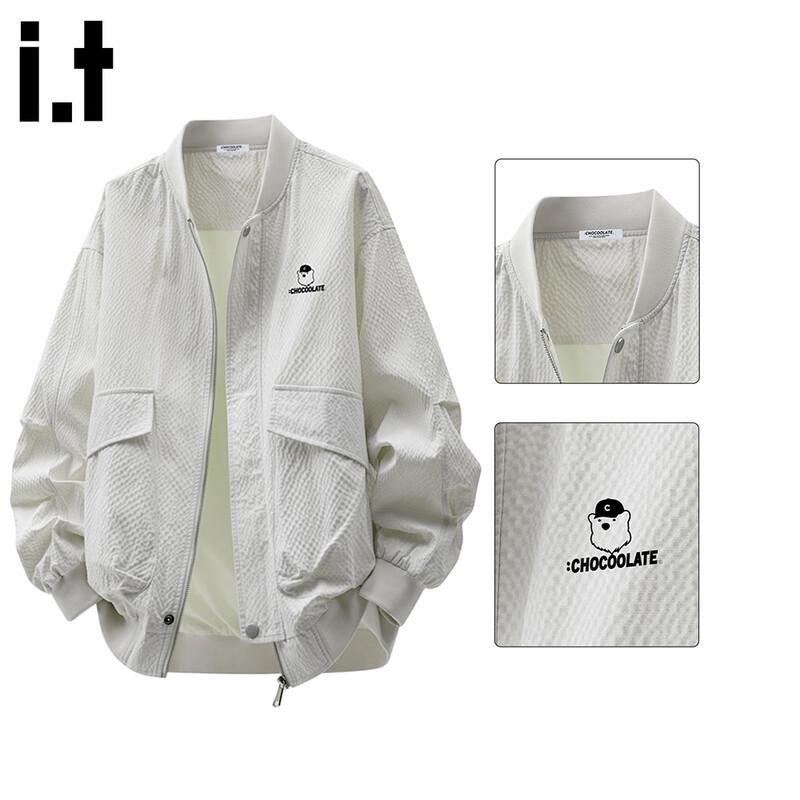 Men s Textured Loose Casual Jacket 2XL