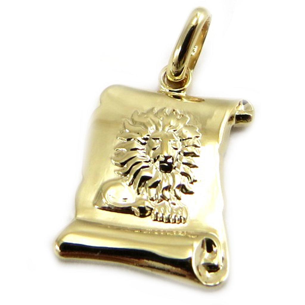 Altesse [L5318] - Gold Plated 'Lion' Pendant