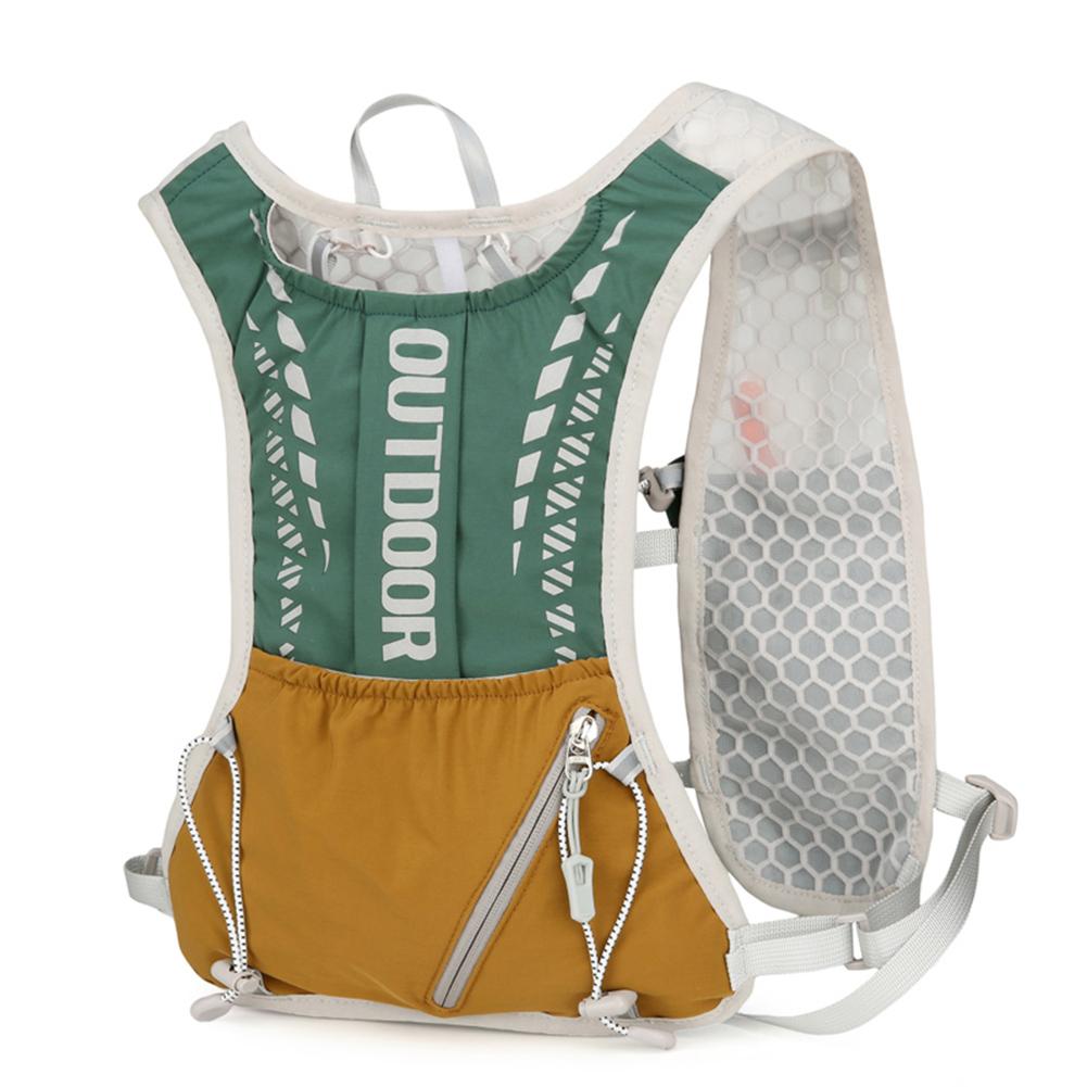 Outdoors Running Vest, Lightweight Breathable Running Vest, Reflective Outdoors Hydration Pack for Hiking Trail Running