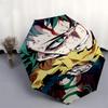 1pc Outdoor Umbrella with My Hero Academia Design - Automatic Opening/Closing, Portable 3-Fold Design, 8-Bone Iron Frame - Perfect Gift for Fans,