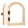 Wooden Switch Cover Outlet Protector Decorative Frame Wall Socket Safety Cover Anti Electric Touch Guard