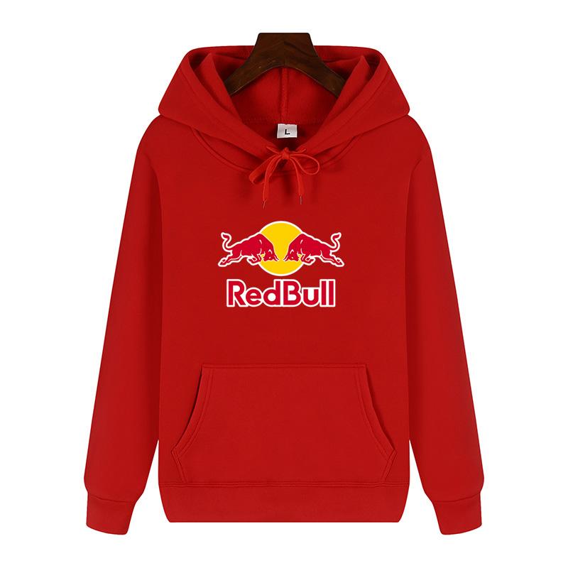 Men Women Long Sleeve Red Bull Printing Hoodies Sweatshirt Mens Casual Hoody Fashion Hip Hop Streetwear Pullover Sudaderas