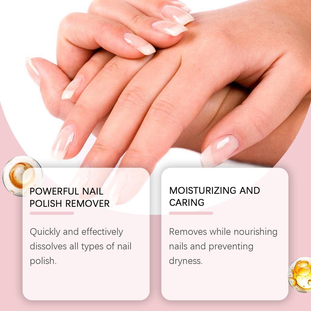 The Nail Polish Remover Is Gentle And Does No Harm To The Nails. The Pusher For Removing The Base Glue Is Odorless,3ML