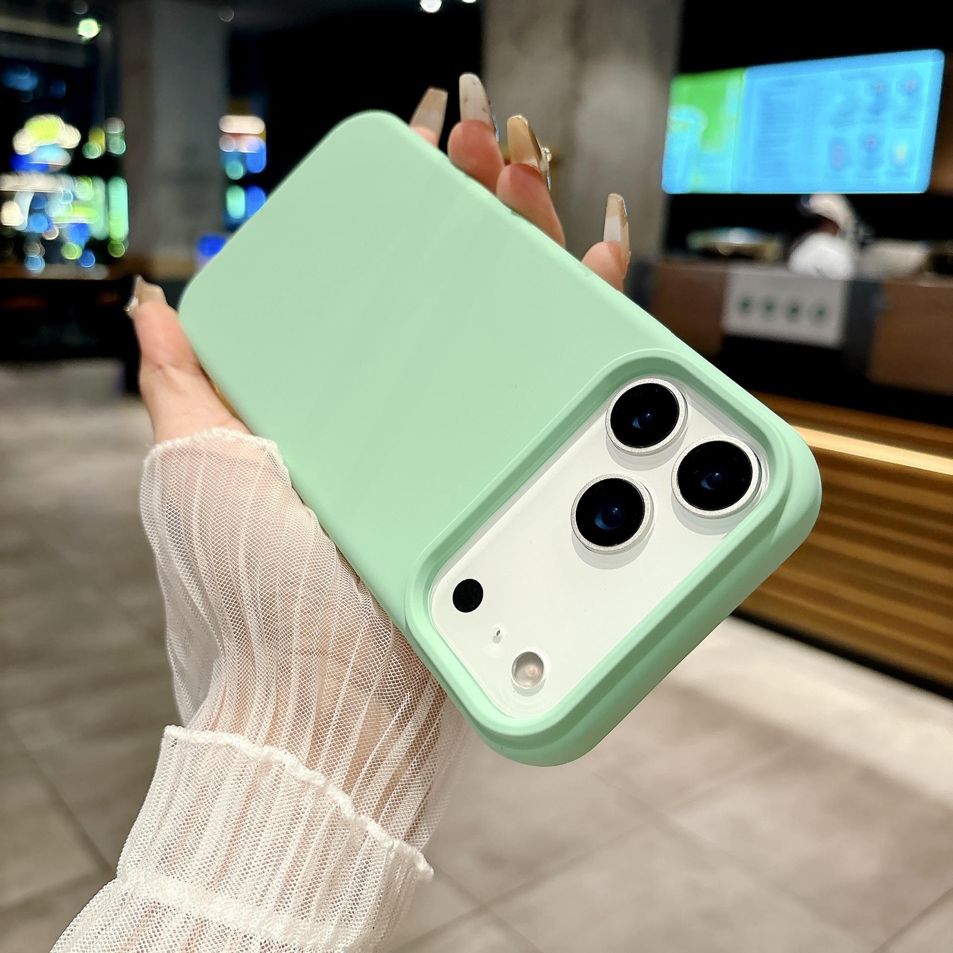 Упакованный чехол для мобильного телефона IPhone17 из жидкого силикона для Apple 16promax однотонный всесторонний противоударный чехол For iPhone17