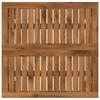 Coffee Table Natural 60 x 60.5 x 36 cm Solid Acacia Wood
