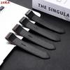 Echtes Kalbsleder Uhrenarmbänder Slub-Muster 20mm 23mm Uhrenarmband für Cartier Santos für Herren Damen Faltschließe Armband