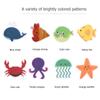 20pcs Shower Safety Treads Cartoon Marine Stickers Slipping Floor Decal Bathing Stickers Tub Pasters for Home Shop