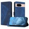 For Google Pixel 8a Leather Case 7-Shaped Pattern Wallet Stand Shockproof Phone Cover