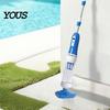 Above Ground Pool Cleaning Tool Handheld Vacuum with Pole, Cordless Rechargeable Hot Tub Vacuum, Easy Operation Device Powerful Suction
