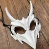 Halloween Anime Halbgesichtsmaske Tierskelett Maske Drachengott Skelett Cosplay