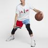 Jordan 14 T Shirts Men's White Crew Neck Moderate Straight Fit AT0553-100