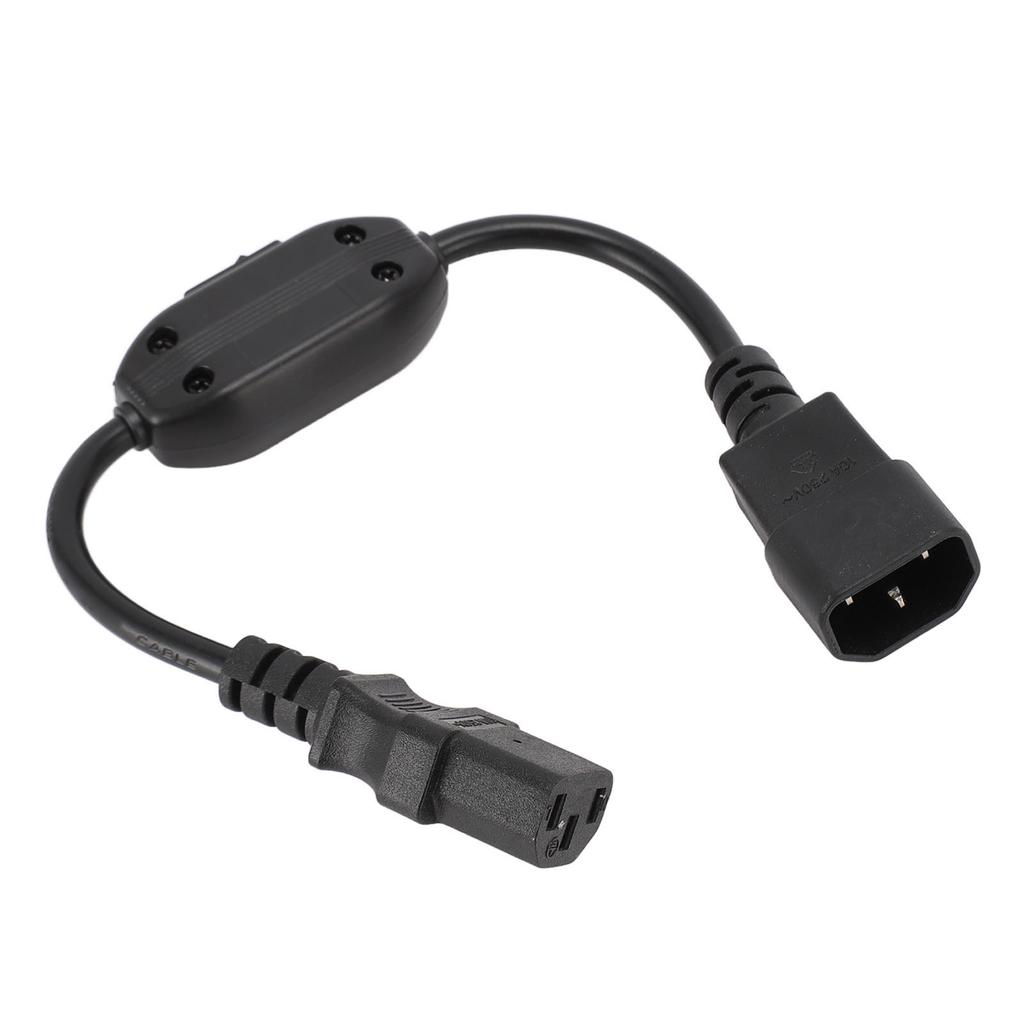 Power Extension Cable Switch IEC320 C14 Male To C13 Female 0.3 Meter Adapter Cable Power Supply Cord for Laptop Lamp