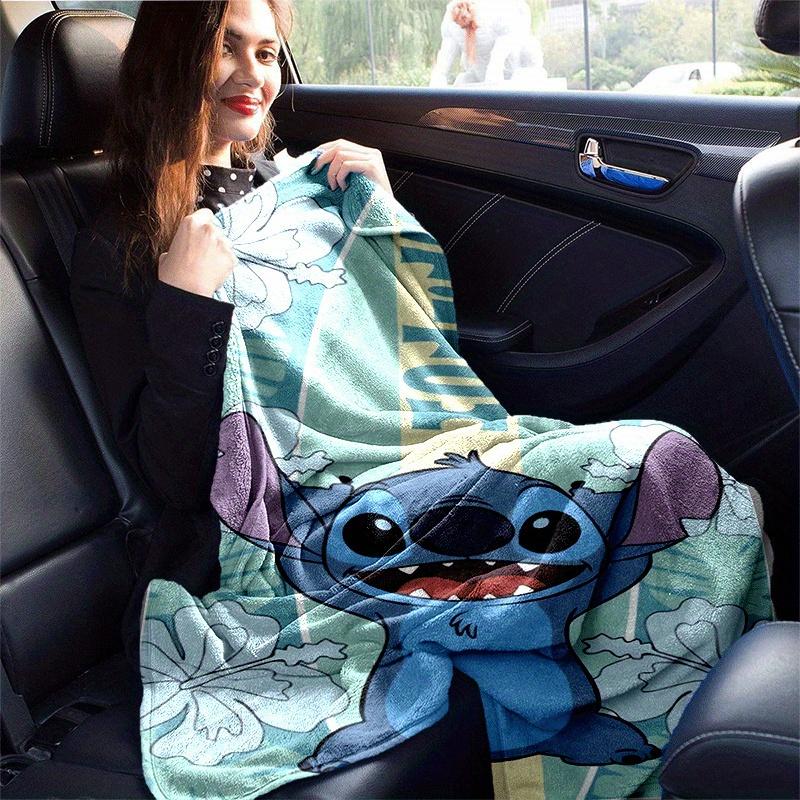 1pc Cute Stitch Printing Blanket - Soft, All-Season Throw for Living Room, Bedroom,Personalized Gift with Adorable Cartoon Design