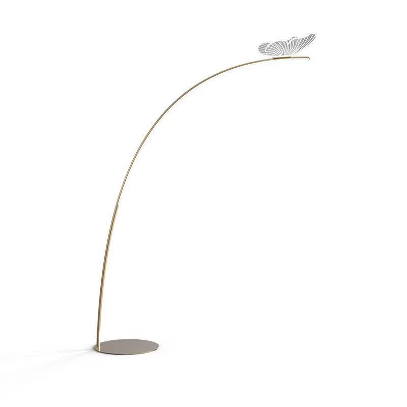 Minimalist Butterfly Floor Lamp: Designer Living Room Piano Light, Eye-Care Bedroom Ambiance, Creative Bedside Feature