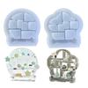 Mini Plaything Holder Molds Beautiful Dollhouse Miniatures Moulds Ornament Mould Food Grade Silicone Material for DIY