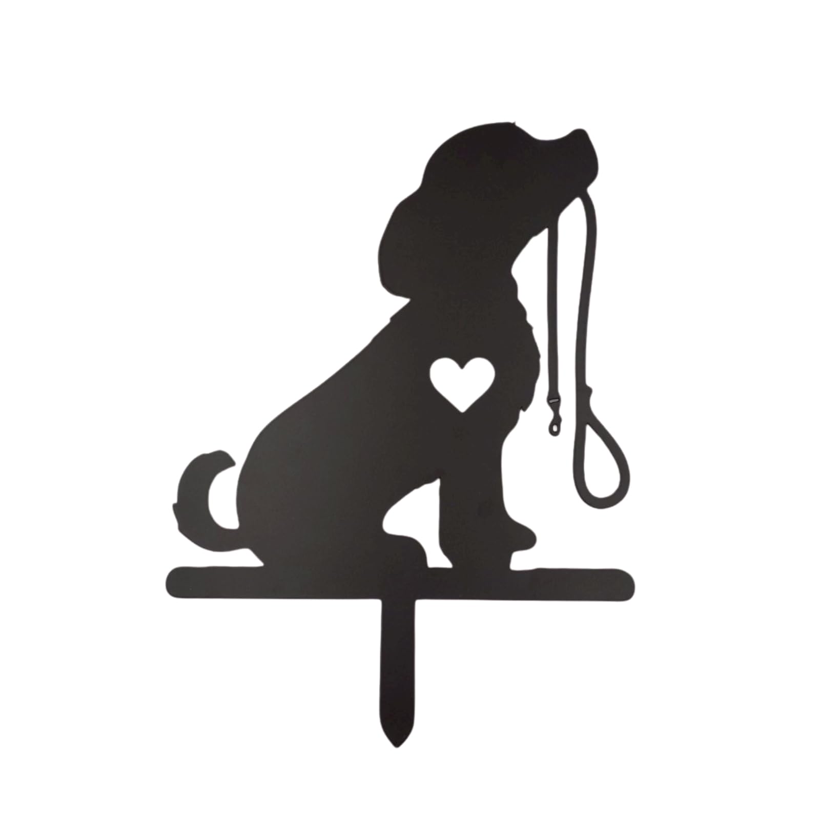 

S.T.S.G Garden Pick, Dog, Gardening Object, Ornament, Gardening Accessories, Plate, Garden Decoration (B)