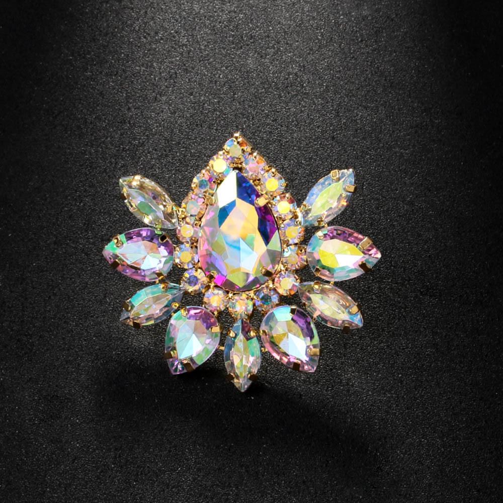 New Geometric Statement Ring - Fashionable Open Adjustable Ring for Women's Accessories