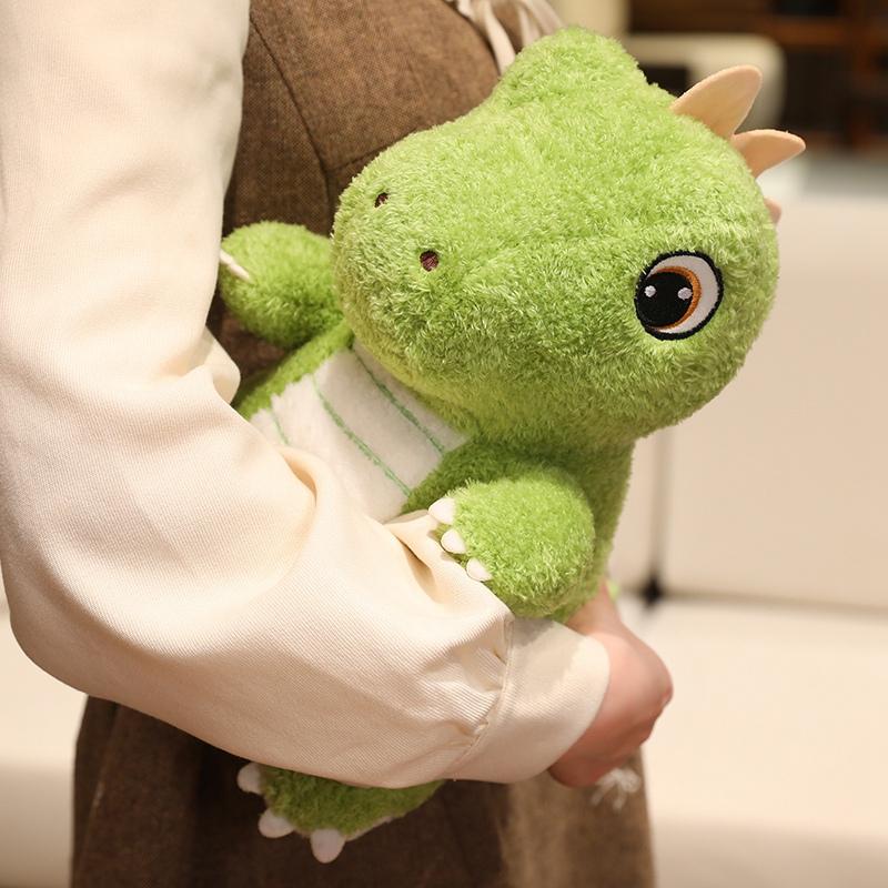 25-45cm Niedliche Große Augen Dinosaurier Plüschpuppe Cartoon Stofftier Dino Spielzeug Weiches Schlafkissen Weihnachtsgeschenk