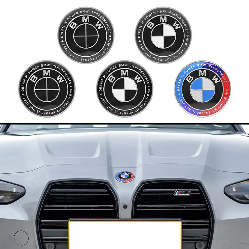 1Pc 82mm 74mm car Front Hood Emblem rear boot trunk logo For BMW M G20 G32 G11 X3 X5 X4 X6 X7 G30 G12 F40 F30 X1 Accessories QU3