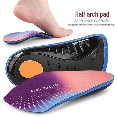 Orthopädische Einlegesohle mit Fußgewölbestütze für Plattfüße, Eversion, Valgus, Zehenspitzengang & X-Beine
