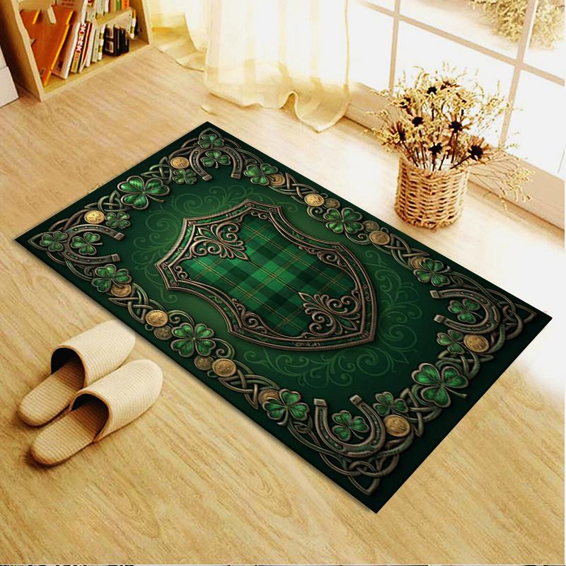 2025 New St.Patrick's Day Carpet Rug for Living Room Bedroom Home Sofa Decoration,Kids play Non-slip Floor Mat75