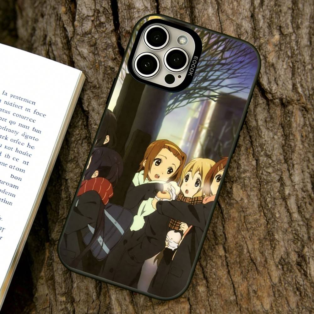 

K-ON Phone Case For iPhone 17,16,15,14,13,12,11 Plus,Pro Max,XS,Colorful Silver Black Cover iPhone15ProMax