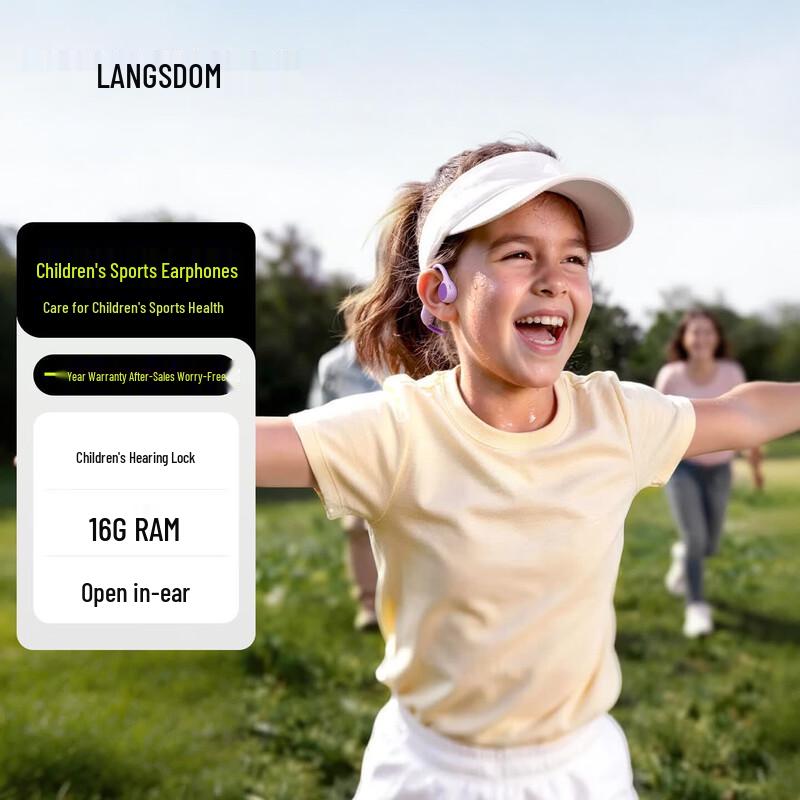 Lansidun AirKids BE31 Air Conduction Bluetooth Headphones