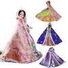 1 Capa de Fantasia para Boneca de 30cm Estilo Chinês Capa Bordada com Flores Xale Roupas Acessórios de Casaco para Boneca de 11,5 Polegadas