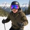 Motorcycle Goggles, Dirt Bike ATV Riding Off-Road Ski Goggles UV Anti-Fog Windproof  For Men & Women