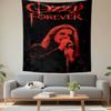 Ozzy Osbourne Rock Legend Tapestry Wall Hanging, Vintage Heavy Metal Poster Design, Wall Decor for Bedroom Living Room Dorm