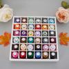 Household color handmade embroidery thread Computer embroidery thread 36 colors 120D high-brightness polyester embroidery thread set 550 yards