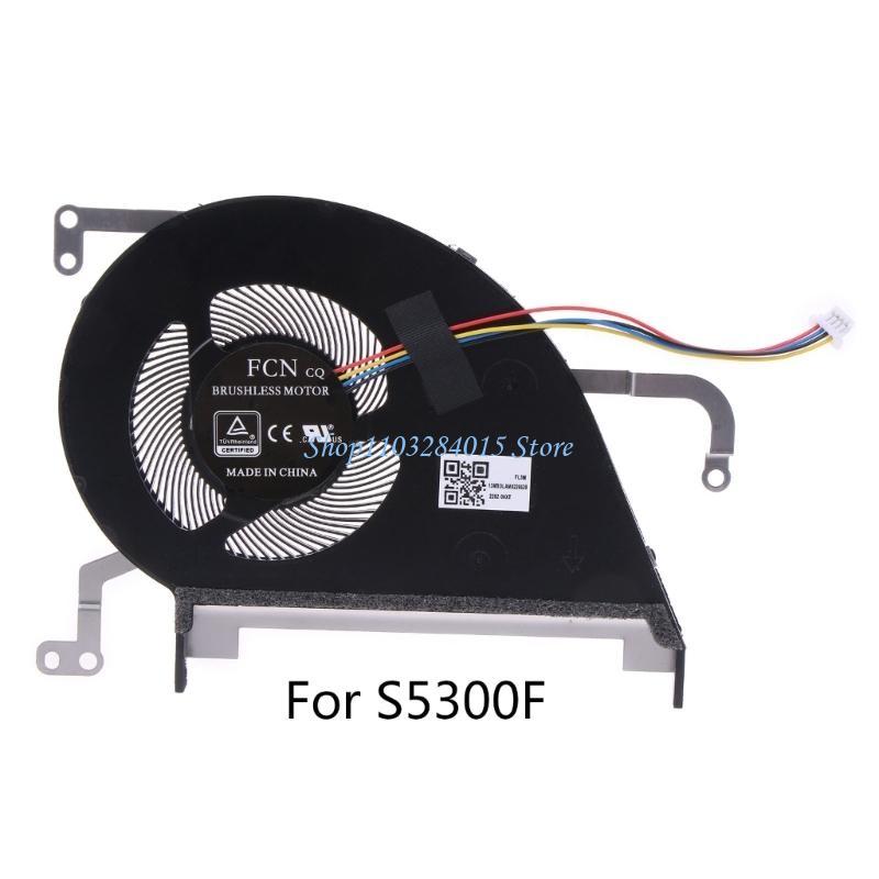 R6FF for vivobook S15 Laptop CPU Cooling Fan 5V 0.5A 4Pin Notebook CPU Radiator