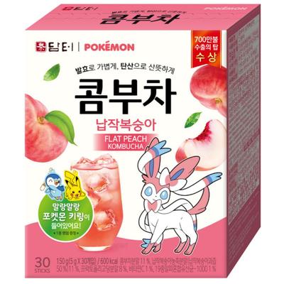 Damtuh Pokemon Kombucha Flat Peach