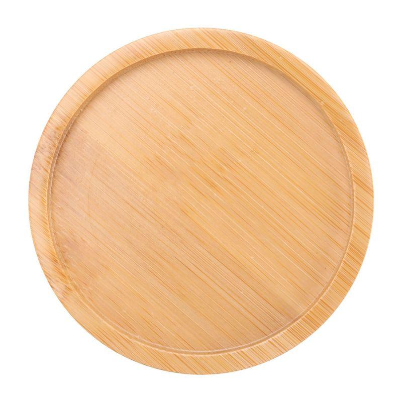 ABWR-6X Wooden Plant Stand Flower Pot Base Holder Stool High Stool Balcony Succulent Round Flower Shelf For Indoor Outdoor