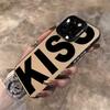 Personalized English Letters Kiss Laser IMD Phone Case For Xiaomi Redmi Note 14 Pro Plus 5G 13 12 11 10 Redmi 15C 14C 13C Cover