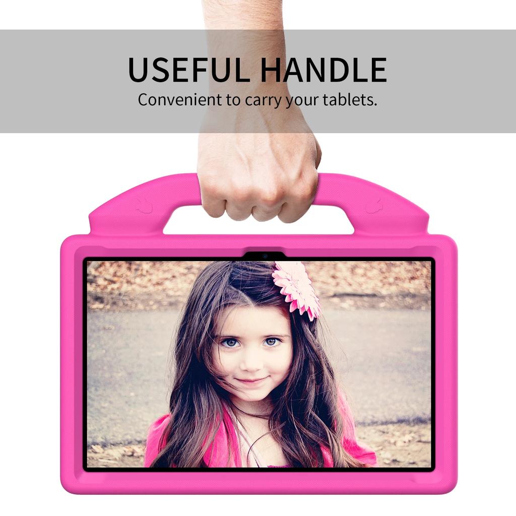 EVA Kids Portable Thumb Stand Tablet Case for Honor Pad X8A Case 11Inch Soft Solid Color Skin Feel Shockproof Full Protect Cover