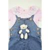 Girl's Teddy Bear Salopet Set