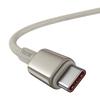 Kabel Usb-C Do Usb-C Baseus Tungsten Gold, 100W, 2M (Złoty)
