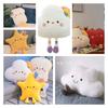 Soft And Fluffy Cloud And Star Plush Pillow Toy For Teenagers