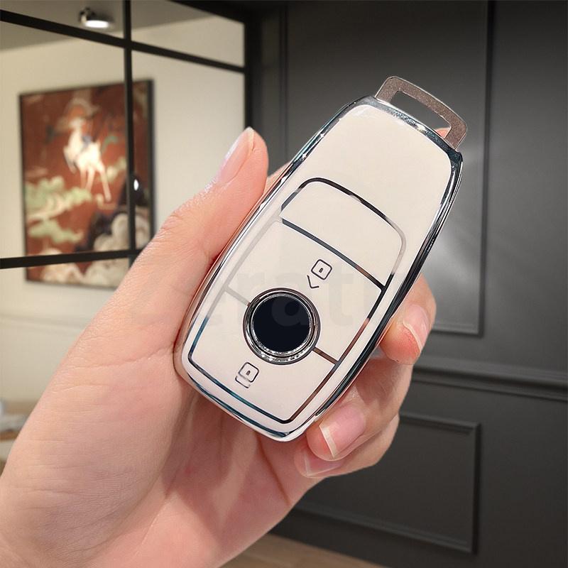 Shell Keychain Tpu Car Smart Key Cover Case For Mercedes Benz Cle W205 W213 W222 X167 W177 A C E S G Class Glc Cla Glb 200