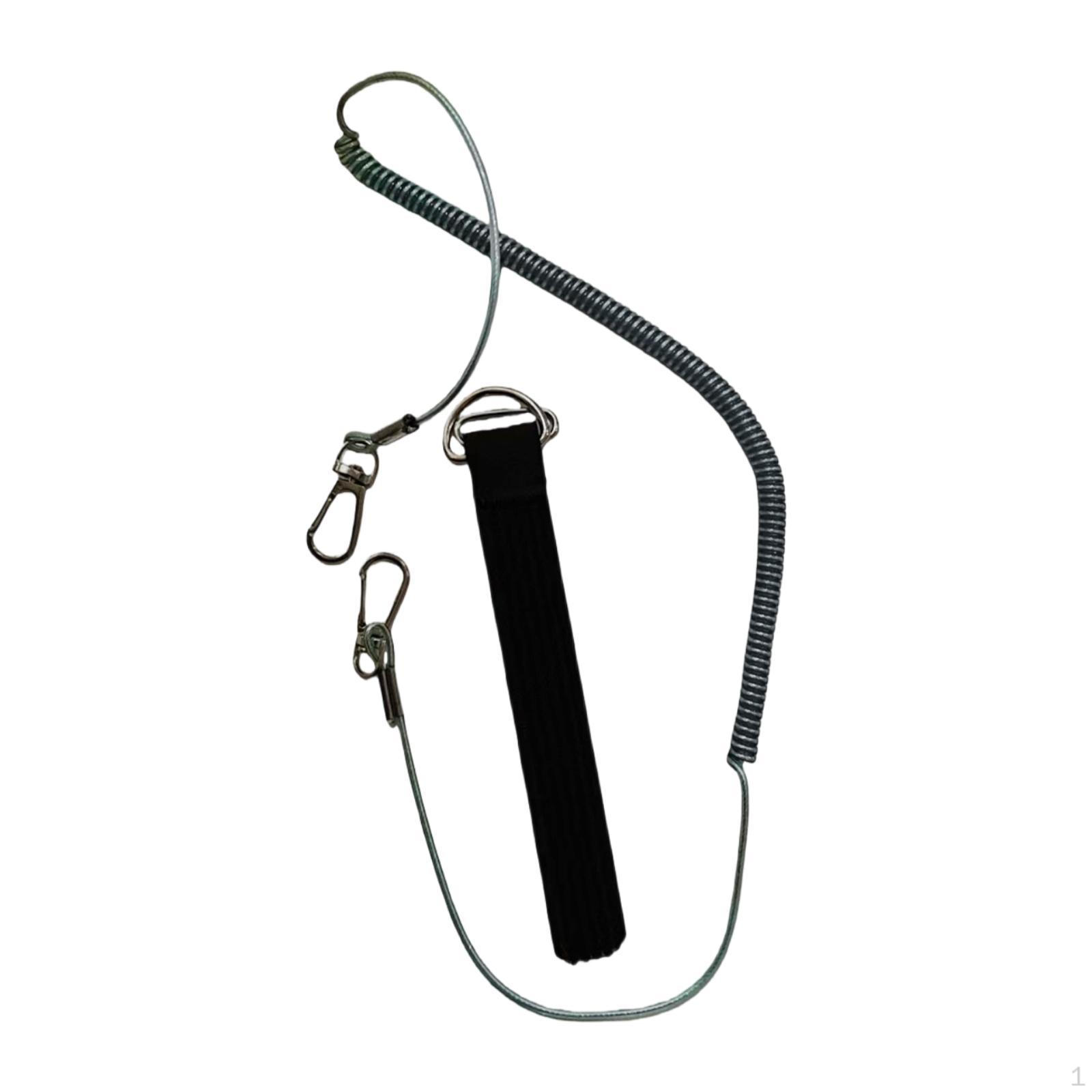 

Fishing Rod Antilost Coiled Lanyard Professional Rope Strap