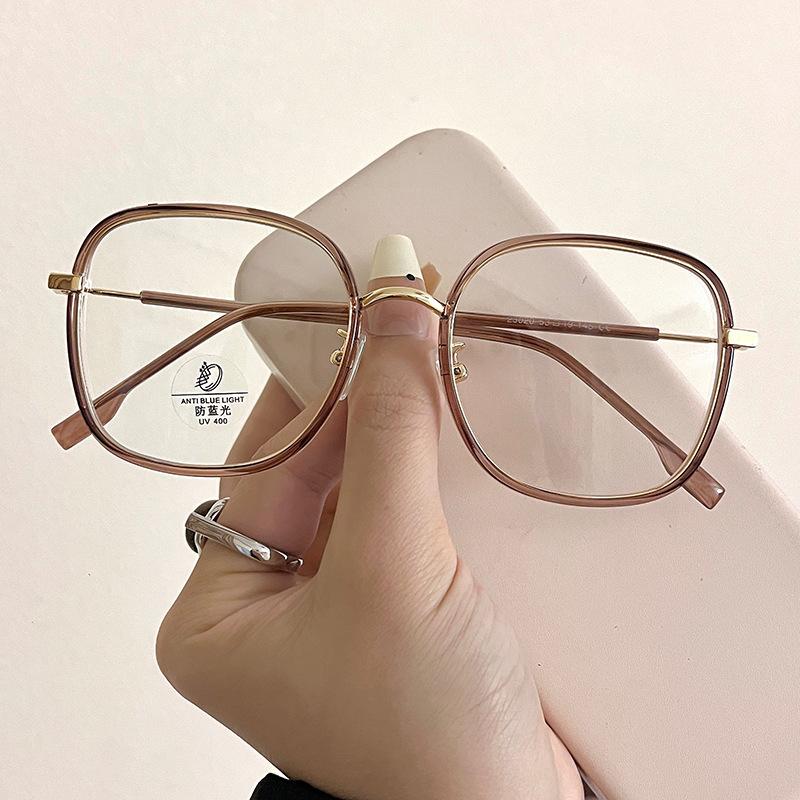 2025 New Fashion Women Anti Blue Light Square Glasses Frame Retro Hight Quality Office Computer Eyeglasses Reading Glasses +2.5