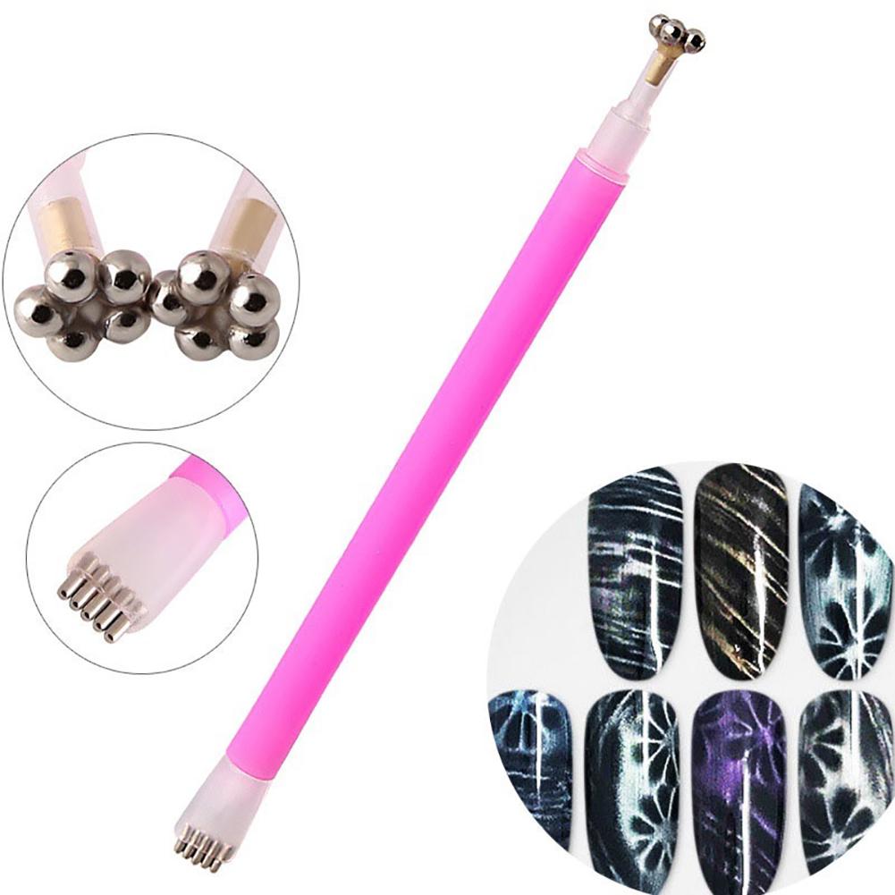 Nail Art Cat Eye Flower Stripe Magnetic Pen DIY 3D Polish UV Gel Manikúra nástroj pro ženy