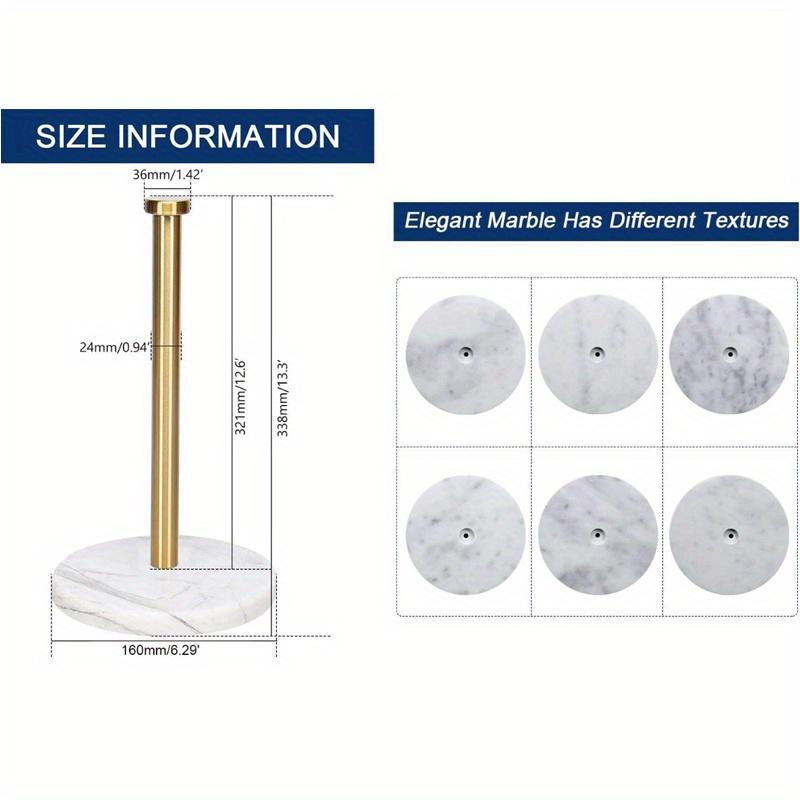 Standing Paper Towel Holder, Kitchen Paper Towel Tissue Holder- for Bathroom Kitchen Countertop, Standard or Jumbo
